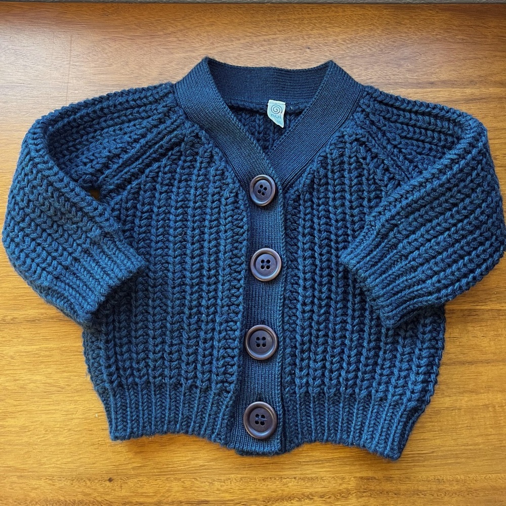 Baby Nui Organics Merino Wool Bernard Cardigan